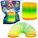 1toy пружинка Радуга-Дуга, диам. 6,3*6,5 см, пакет 18*5*14см