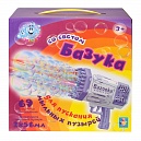 1toy Мы-шарики! игрушка для пуск. мыл. пуз. на бат. Бластер 23*23 см, 2* 56 мл,коробка, фиолетовый