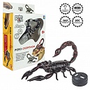 1TOY Игрушка Робо-Скорпион  (коричневый) на ИК Управлении, с зарядкой от пульта, пульт работает от 3*АА бат.(в компл не входят),27*17,5*7,5см