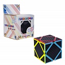 1toy Головоломка "Куб карбон" квадраты 5.5*5.5, коробка 6х6х9см