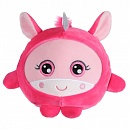 1toy Squishimals плюш.розовый единорог 20 см,бирка,пакет