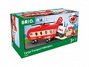 BRIO Грузовой вертолёт с вагонами 22,6х14,9х11,4 см., 8 элементов, кор. 29х12х15 см.
