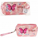 Lukky Косметичка с подвижными блёстками Butterfly Style, 18*10*8см,пакет,бирка