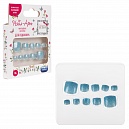 Lukky Нэйл-Арт наб. Pedicure style #9,Aqua Blue,10 наклад.ногтей на клеевой основе,10+,кор.