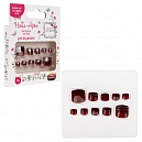 Lukky Нэйл-Арт наб. Pedicure style #12,Golden Velvet,10 наклад.ногтей на клеевой основе,10+,кор.